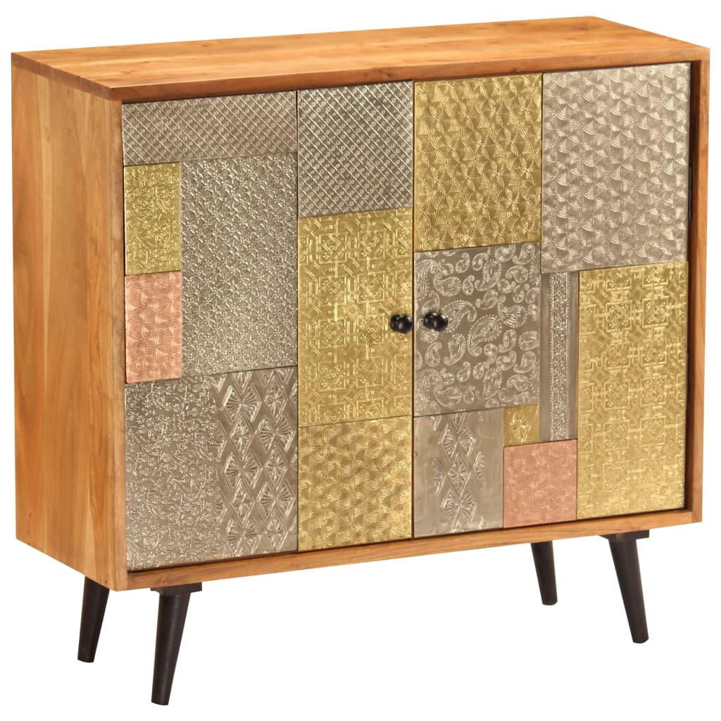 skænk 80x30x75 cm massivt akacietræ