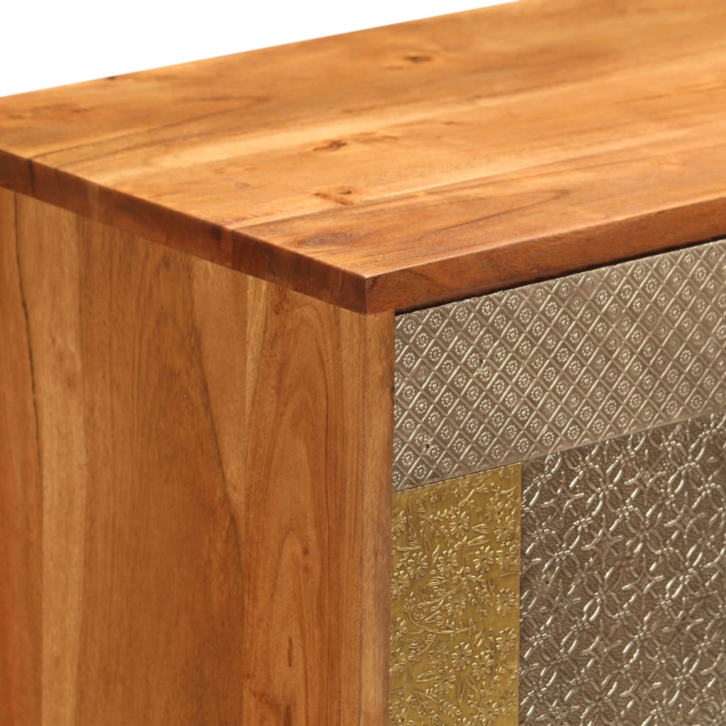 skænk 80x30x75 cm massivt akacietræ