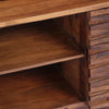 tv-skab 120x30x40 cm massivt akacietræ