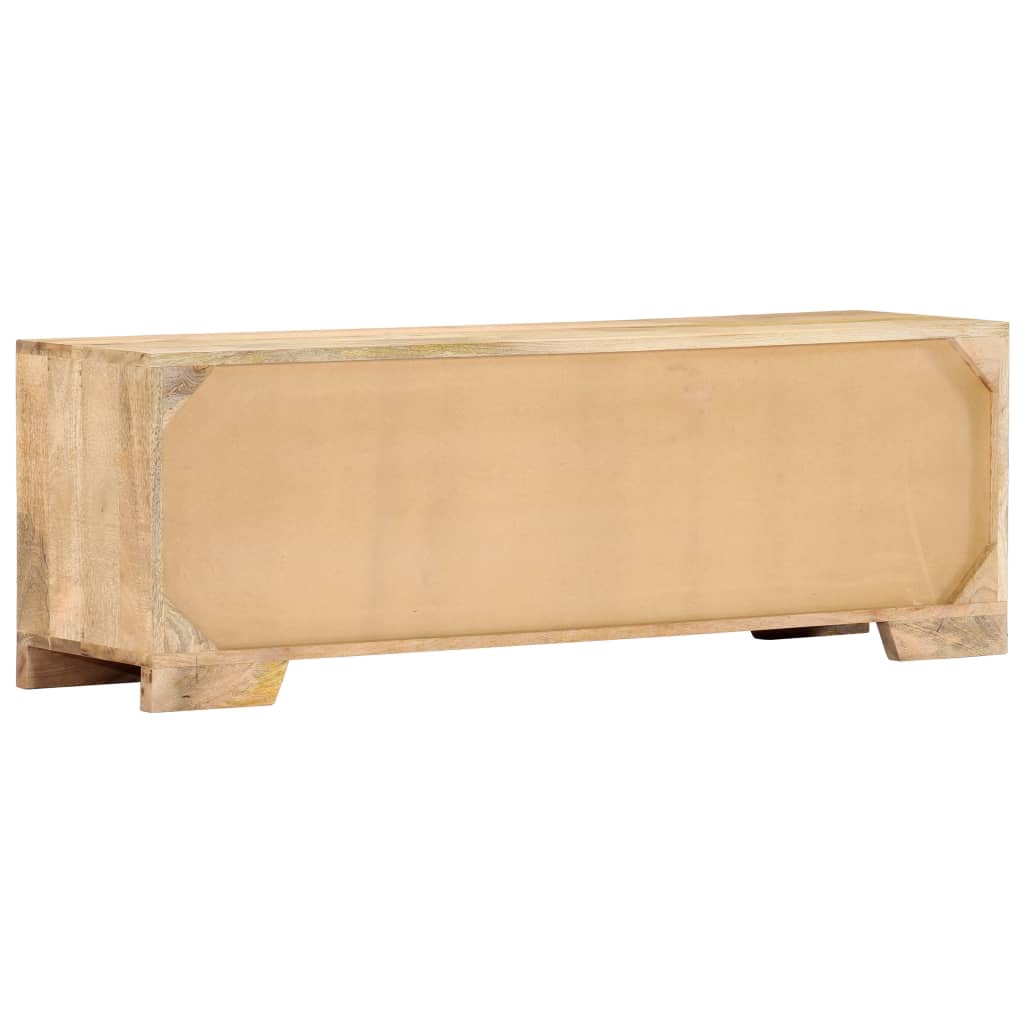 tv-skab 120x30x40 cm massivt mangotræ