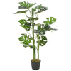 kunstig plante monstera med krukke 100 cm grøn