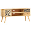 tv-skab 100x30x45 cm massivt mangotræ