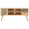 tv-skab 100x30x45 cm massivt mangotræ