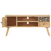 tv-skab 100x30x45 cm massivt mangotræ