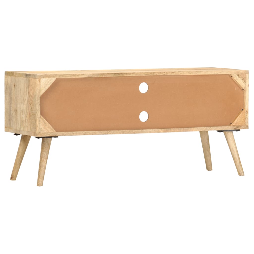 tv-skab 100x30x45 cm massivt mangotræ