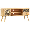 tv-skab 100x30x45 cm massivt mangotræ
