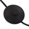 standerlampe 200 cm 5 x E14 sølvfarvet
