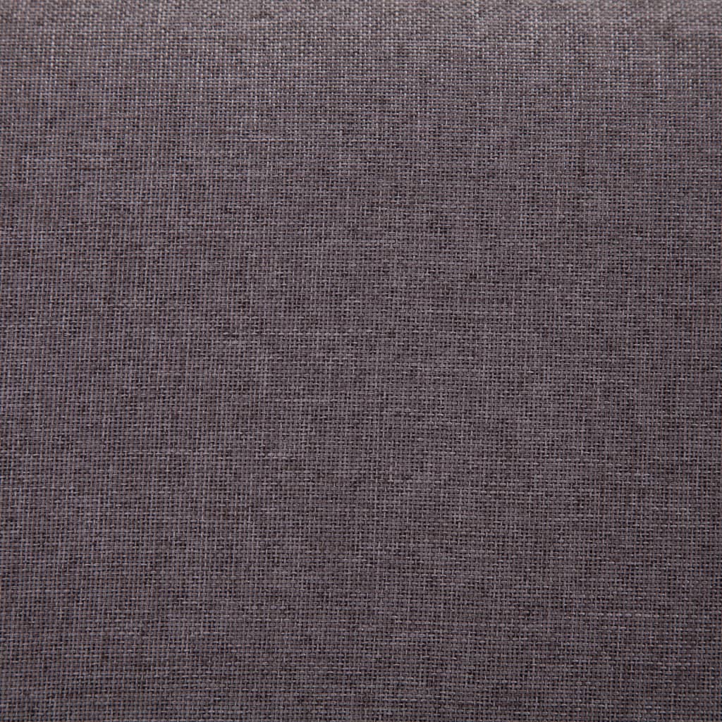 bænk med opbevaringsrum 116 cm polyester gråbrun