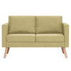 2-personers sofa i stof grøn