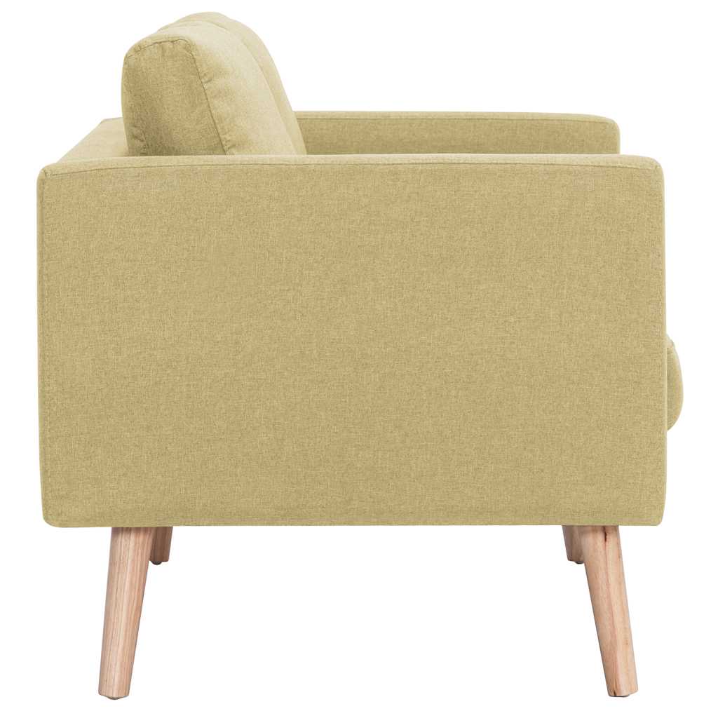 2-personers sofa i stof grøn