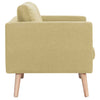 2-personers sofa i stof grøn