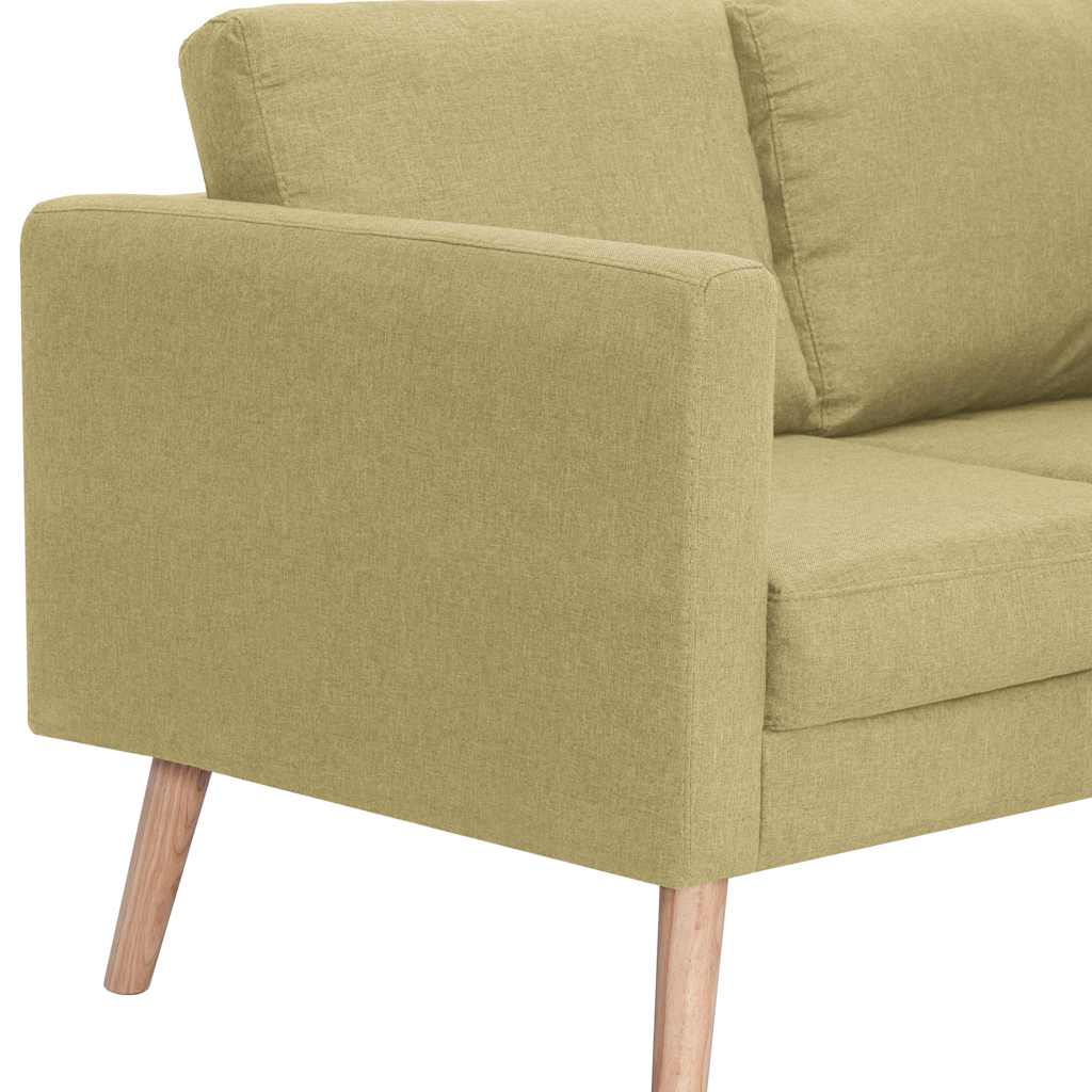 2-personers sofa i stof grøn