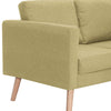 2-personers sofa i stof grøn
