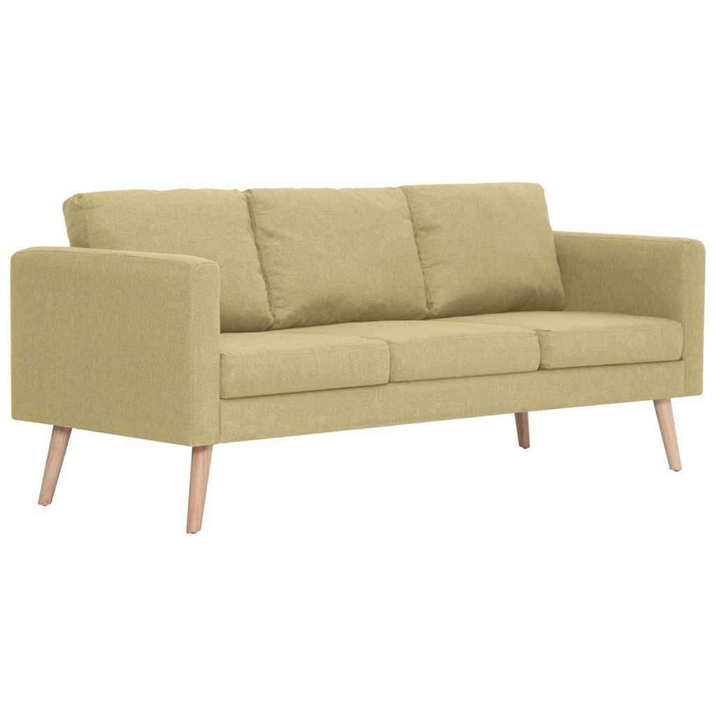 3-personers sofa i stof grøn