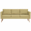 3-personers sofa i stof grøn