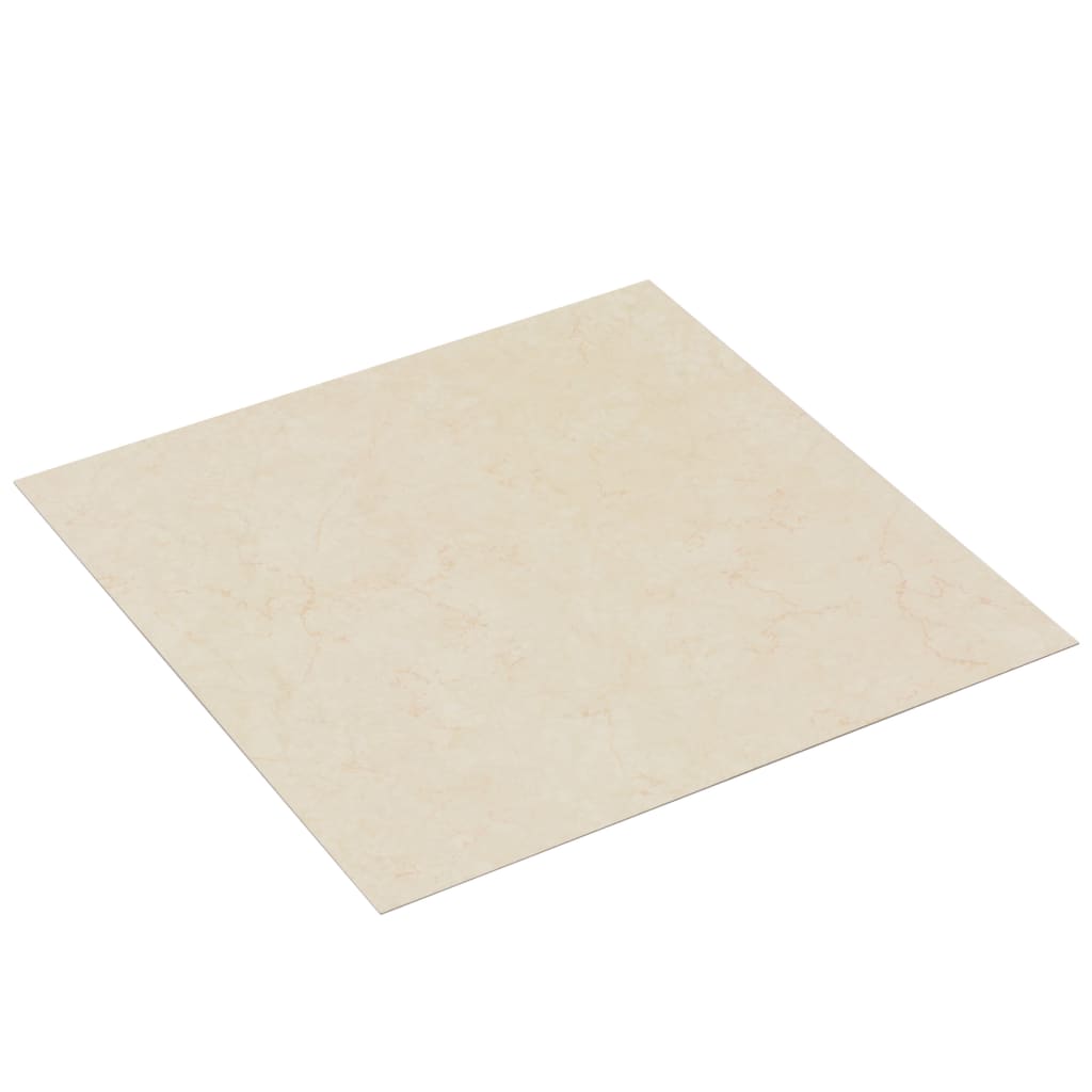 selvklæbende PVC-gulvbrædder 5,11 m² beige