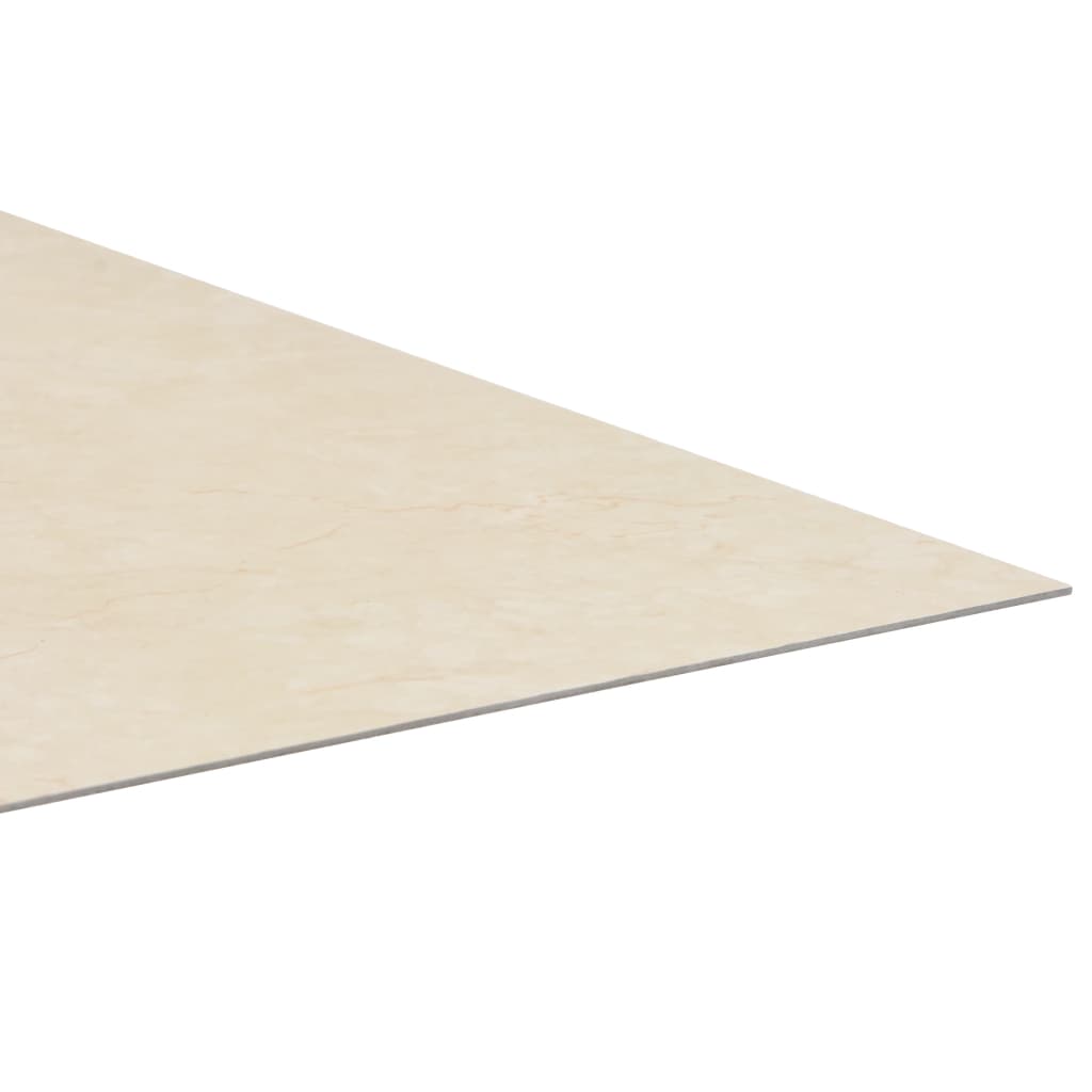 selvklæbende PVC-gulvbrædder 5,11 m² beige