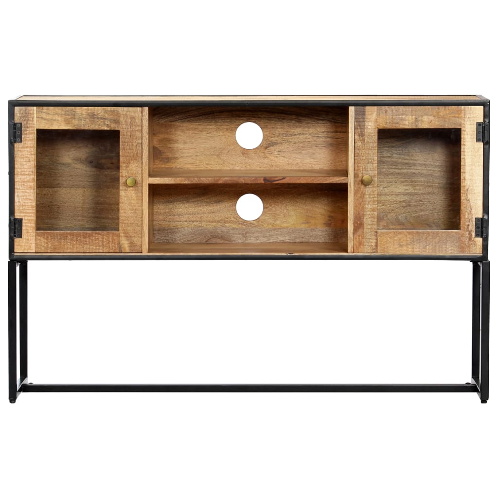 tv-skab 120x30x75 cm massivt genbrugstræ