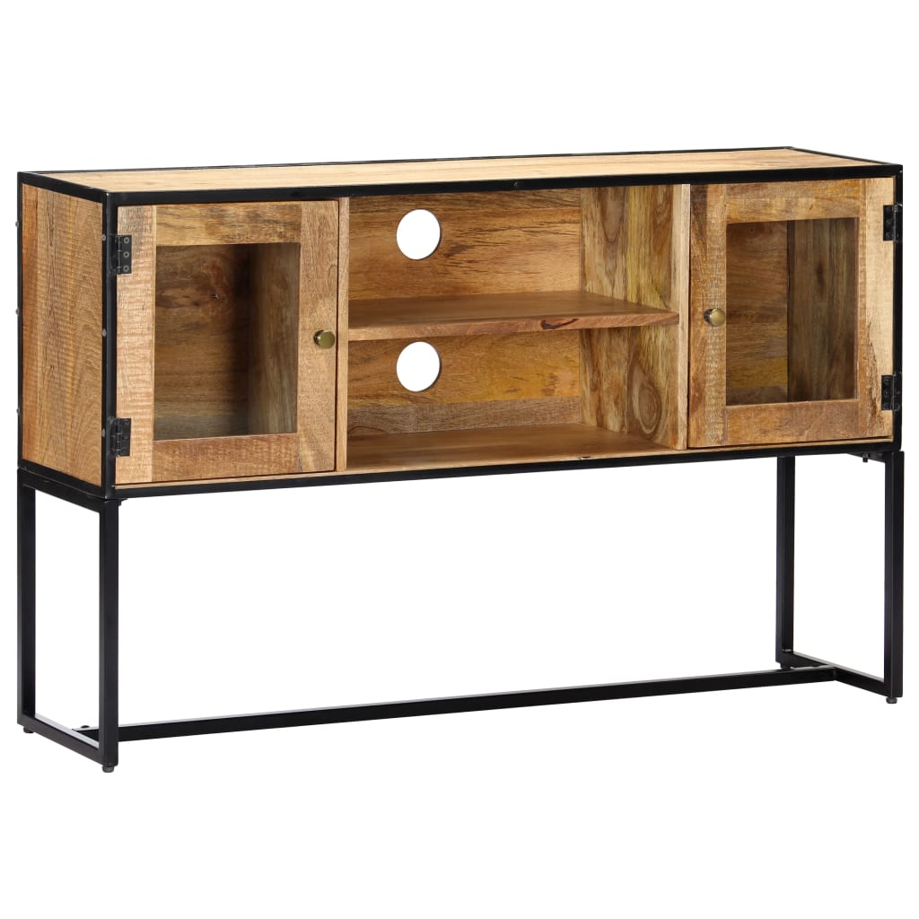 tv-skab 120x30x75 cm massivt genbrugstræ