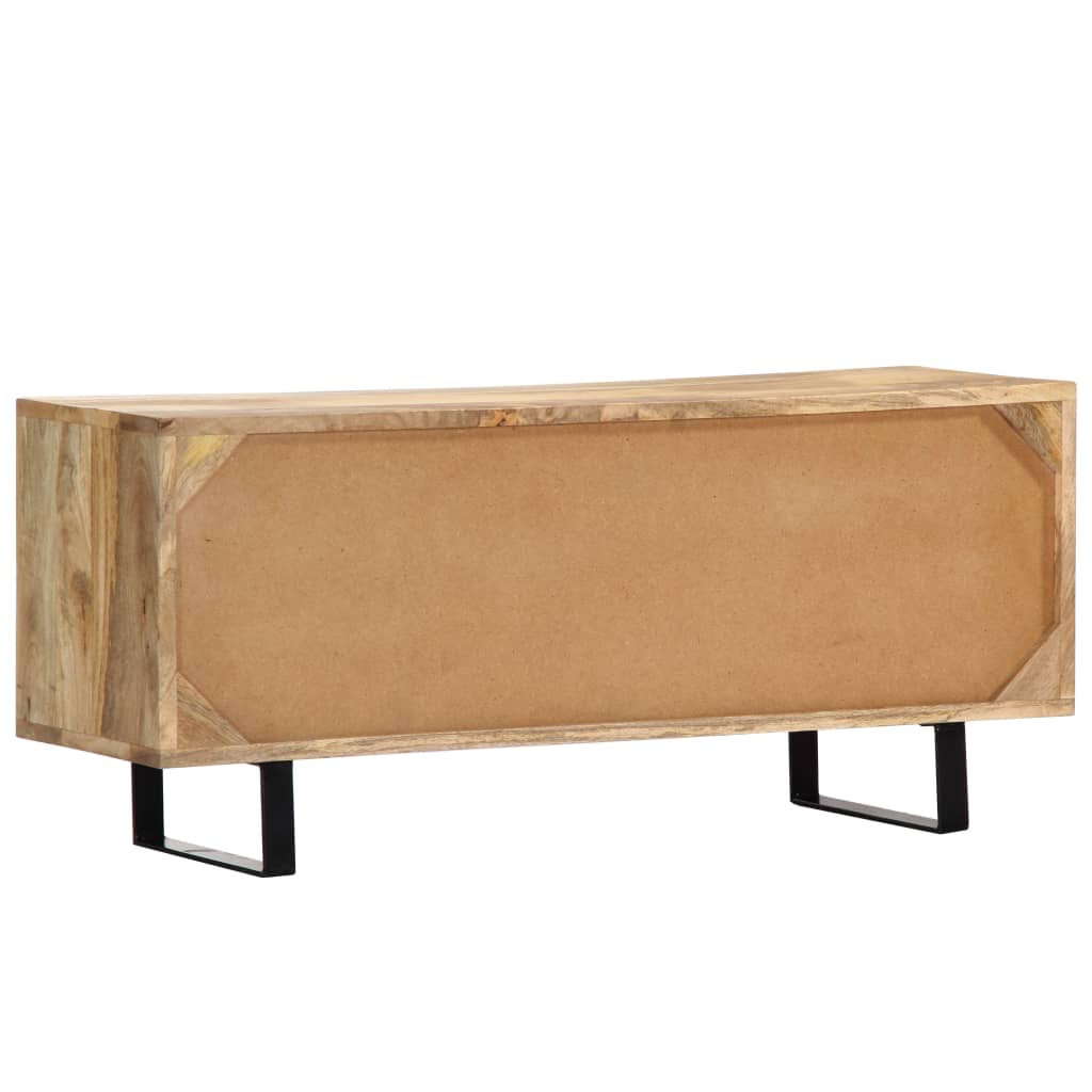 tv-skab 90x30x40 cm massivt mangotræ