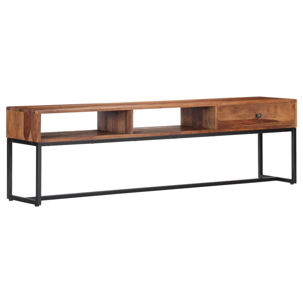 tv-skab 160x30x45 cm massivt akacietræ