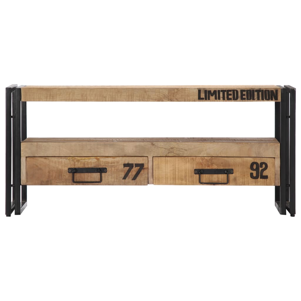 tv-skab 100x30x45 cm massivt mangotræ