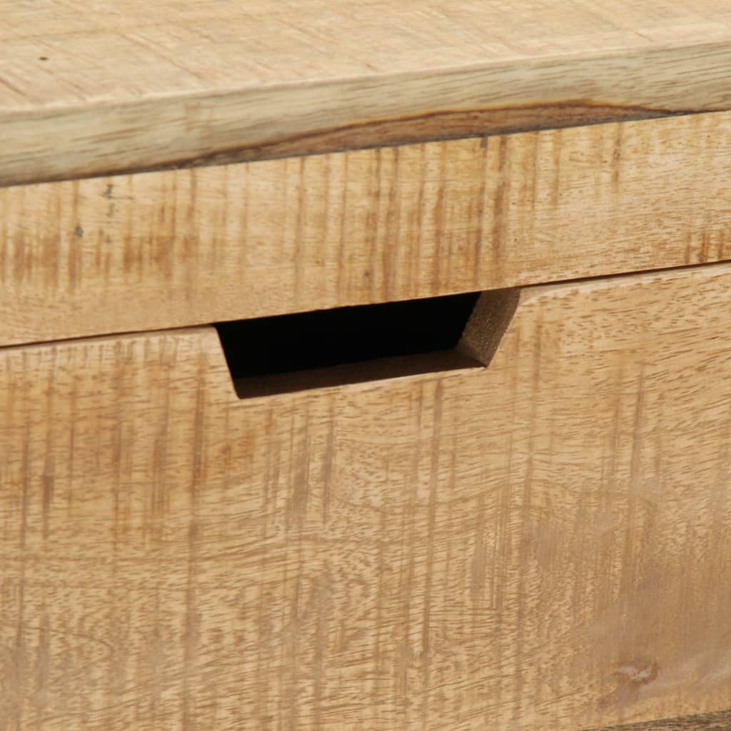 skænk 140x38x90 cm massivt mangotræ