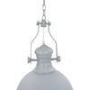 loftslampe rund E27 grå