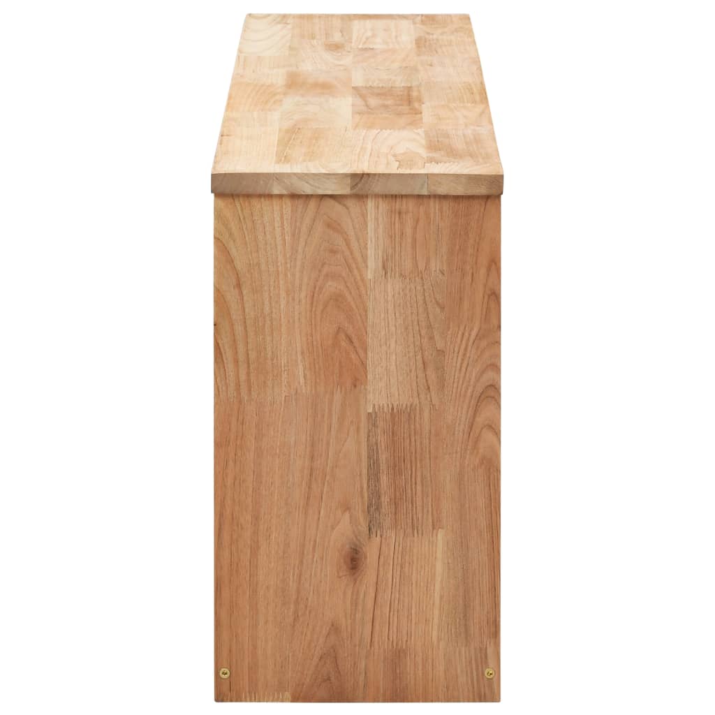 skobænk 94 x 20 x 38 cm massivt valnøddetræ