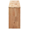 skobænk 94 x 20 x 38 cm massivt valnøddetræ