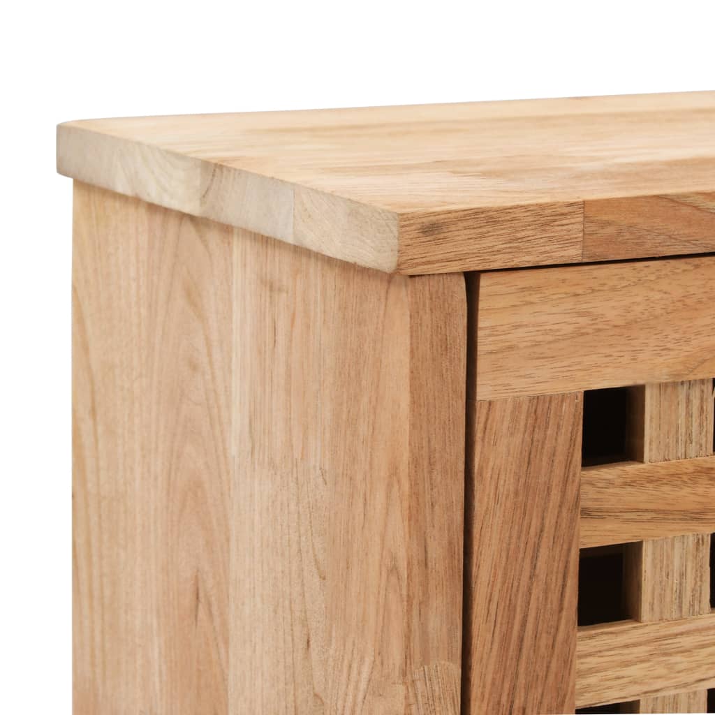 skobænk 94 x 20 x 38 cm massivt valnøddetræ