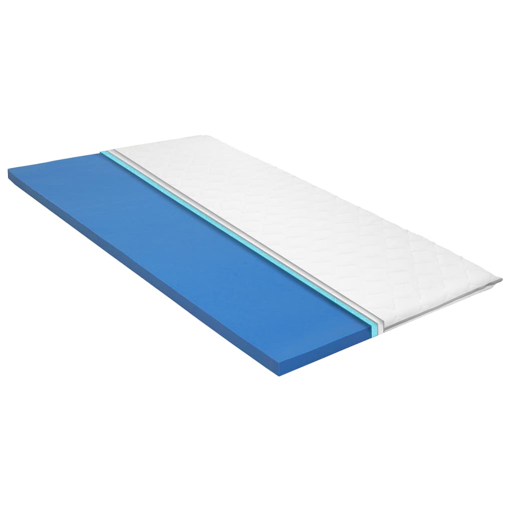 topmadras 80 x 200 cm viscoelastisk memoryskum 6 cm