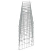 gabionvæg 450x30x50 cm galvaniseret stål