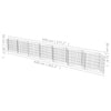 gabionvæg 450x30x50 cm galvaniseret stål