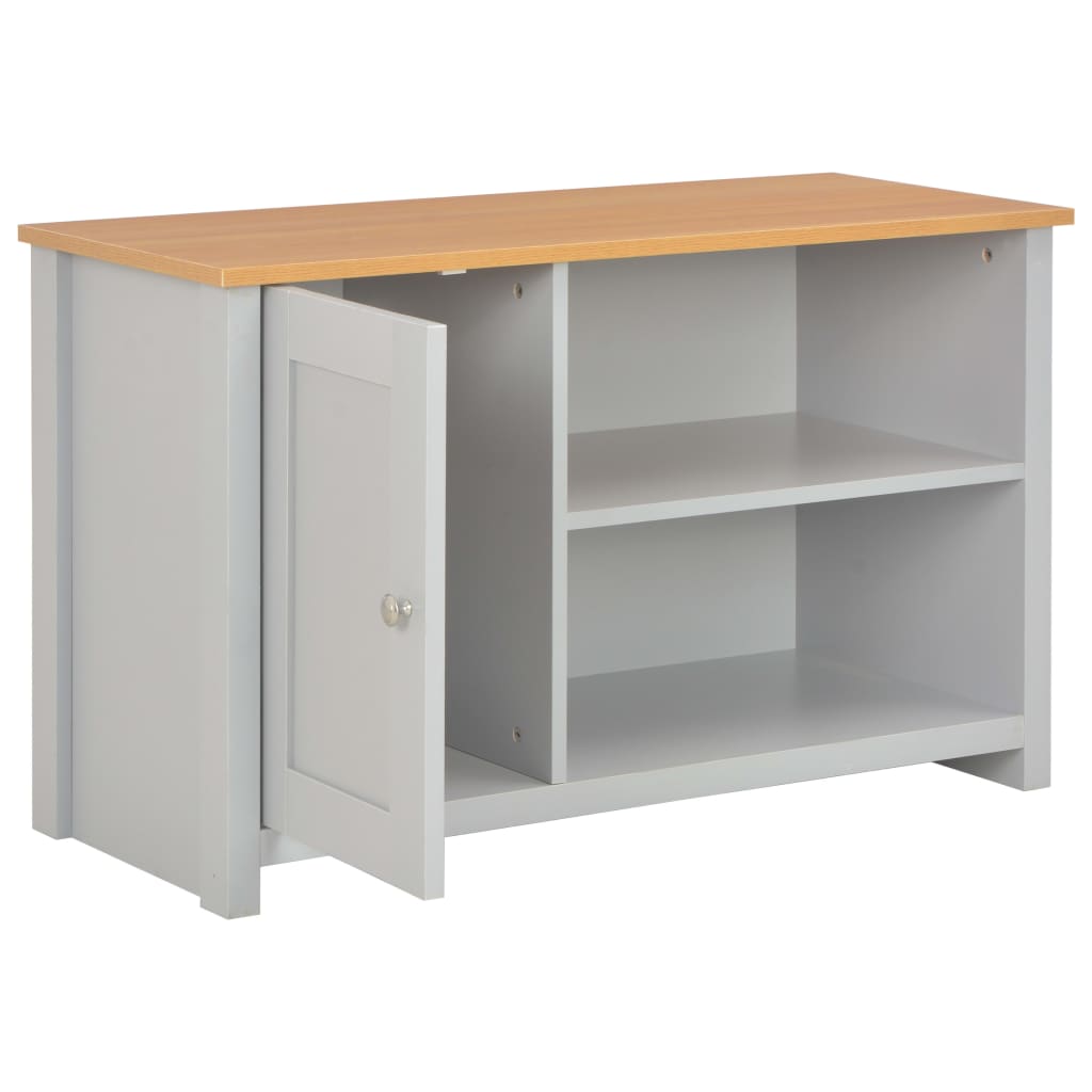 tv-skab 95x39x58 cm grå