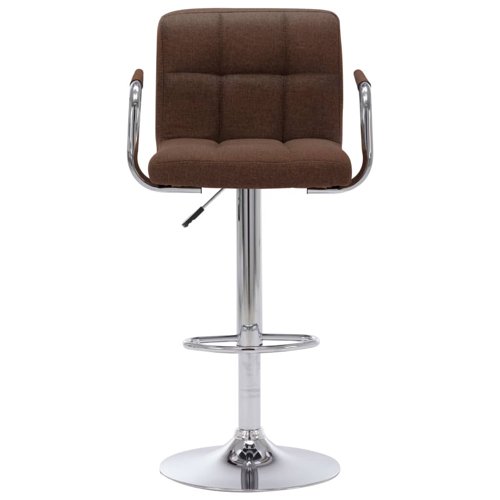 barstole 2 stk. stof brun