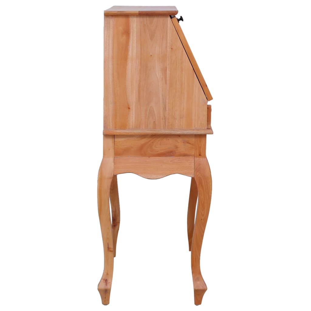 sekretær 78x42x103 cm massivt mahognitræ