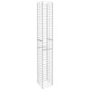 gabionkurve 3 stk. 25 x 25 x 197 cm galvaniseret stål