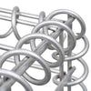 gabionkurve 3 stk. 25 x 25 x 197 cm galvaniseret stål