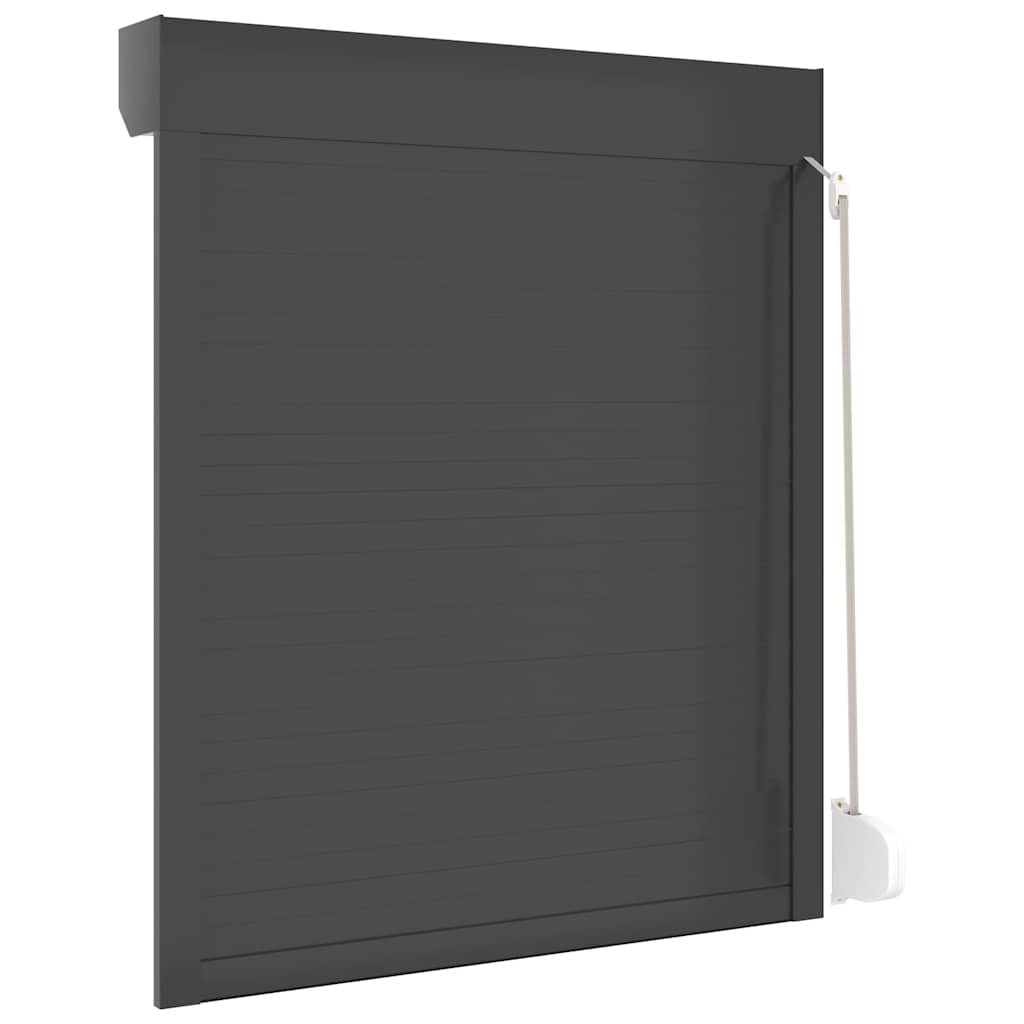 rulleskodder aluminium 100x130 cm antracitgrå