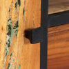 tv-skab 120x30x40 cm massivt genbrugstræ og stål