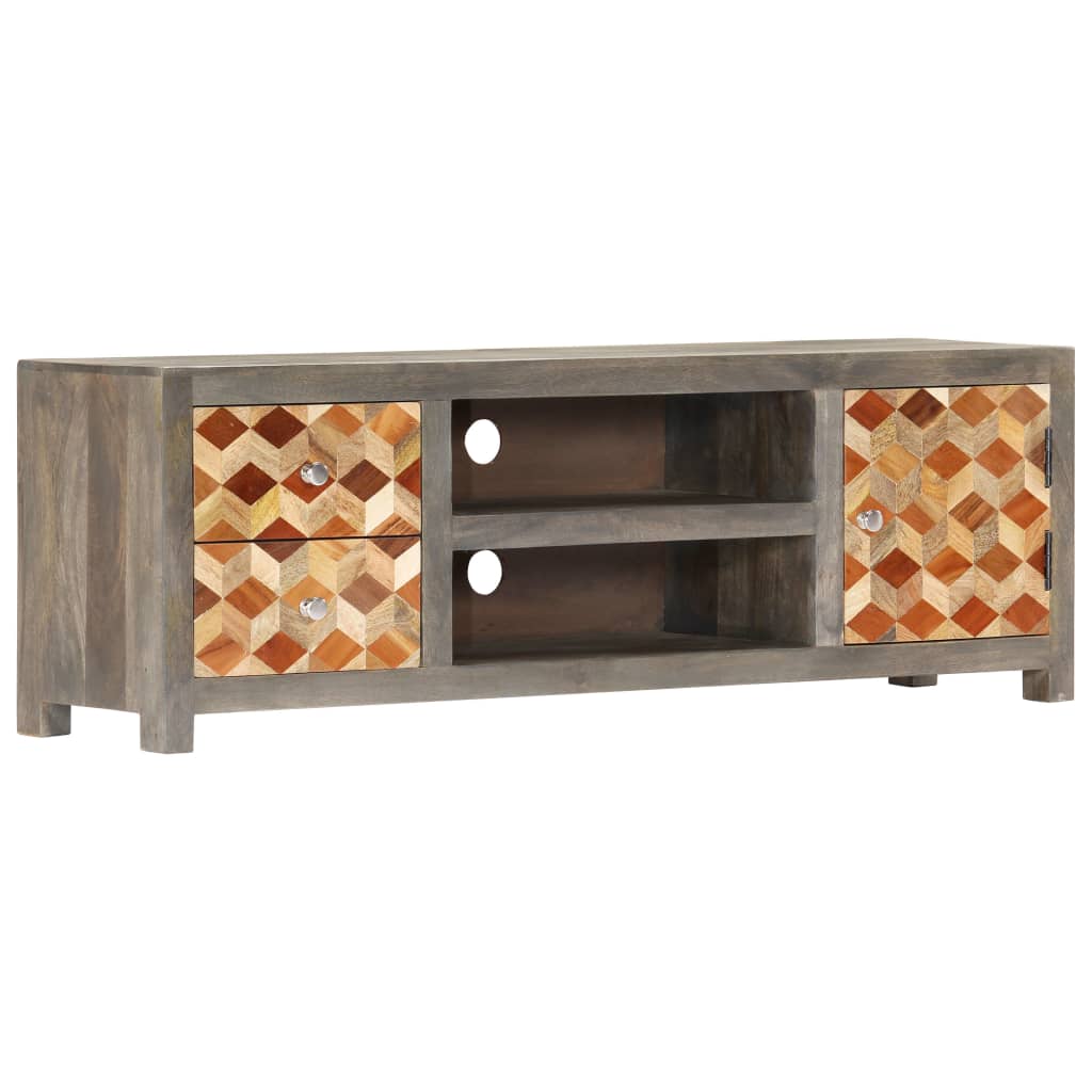 tv-skab 120x30x40 cm massivt genbrugstræ