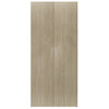 skoskab 80x35,5x180 cm konstrueret træ sonoma-eg