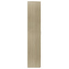 skoskab 80x35,5x180 cm konstrueret træ sonoma-eg