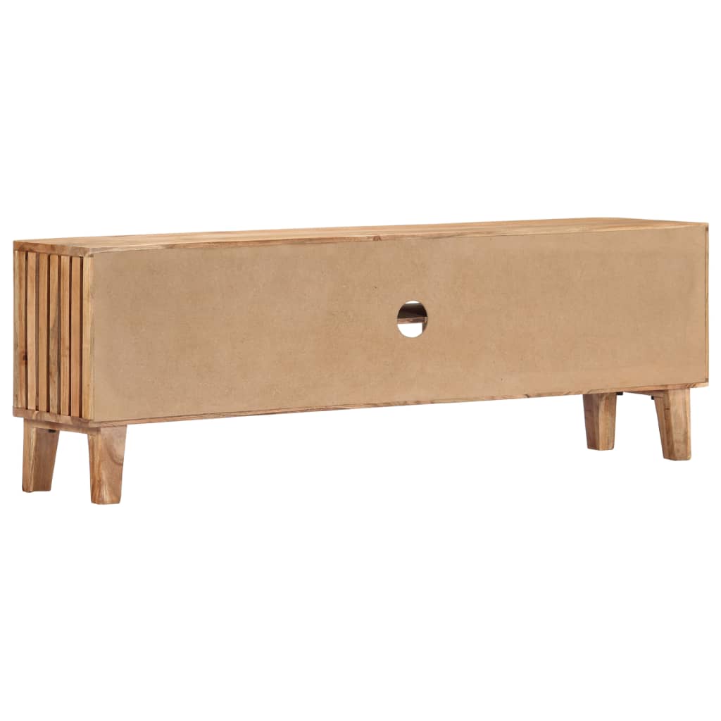 tv-skab 130x30x45 cm massivt akacietræ