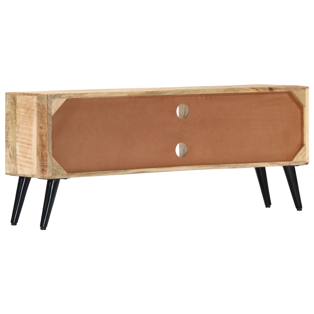 tv-skab 115 x 30 x 47 cm massivt mangotræ