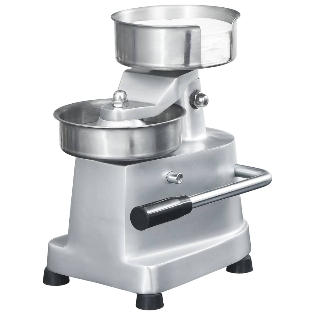 hamburgerpresser med 500 mellemlægningspapirer 13 cm aluminium