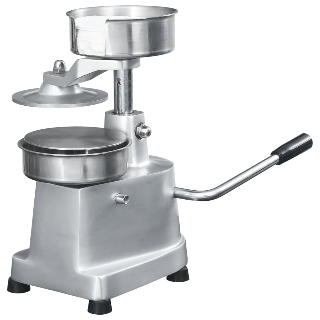 hamburgerpresser med 500 mellemlægningspapirer 13 cm aluminium