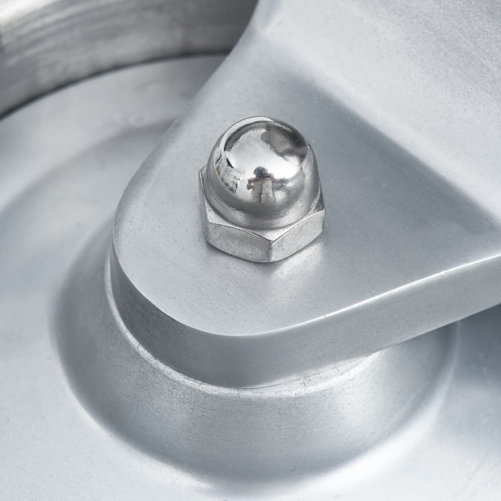 hamburgerpresser med 500 mellemlægningspapirer 13 cm aluminium