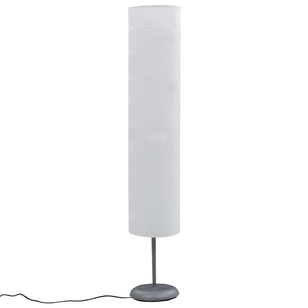 gulvlampe med fod 121 cm E27 hvid